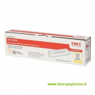 OKI C810/C830-TY Geltona, 8000 psl.