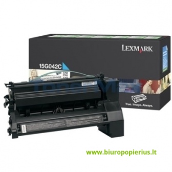 Lexmark C752 Cyan Žydra, 15000 psl.