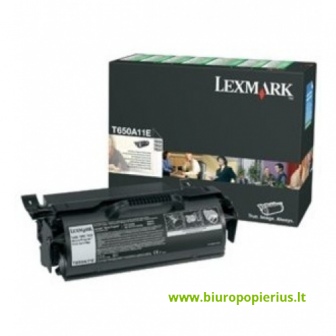 Lexmark T650 kasetė Juoda,7000 psl.