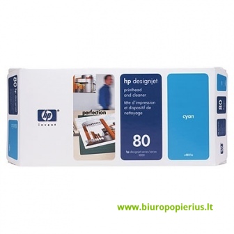 Hewlett-Packard 80 Printhead Mėlyna, galvutė, 24000 psl.