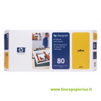 Hewlett-Packard 80 Printhead Geltona, galvutė, 24000 psl.