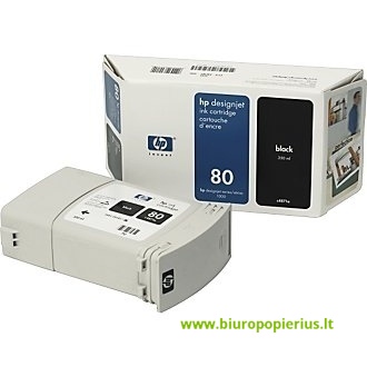 Hewlett-Packard C4871A Juoda, 350 ml.