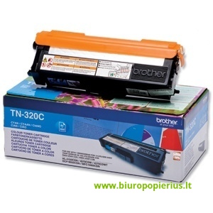 Brother TN-320C Mėlyna, 1500 psl.