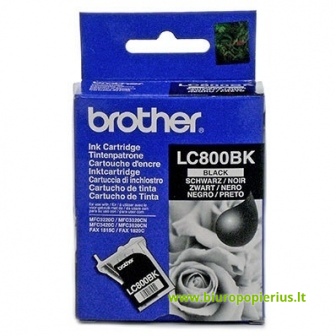 Brother LC800BK Juoda, 500 psl.