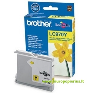 Brother LC970Y Geltona, 300 psl.