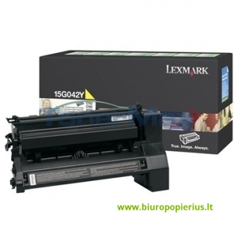 Lexmark C752 Yellow Geltona, 15000 psl.