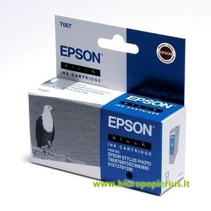 Epson T007 Juoda, 540 psl.