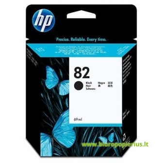 Hewlett-Packard 82 (CH565A) Juoda, 69 ml.