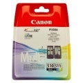 Canon PG-510/ CL-511 Juoda, 2vnt, 9 ml