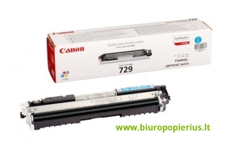 Canon cartridge 729 CY + Hewlett-Packard CE311A Mėlyna, 1000 psl.
