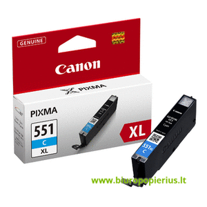 Canon CLI-551C XL Mėlyna, 11ml