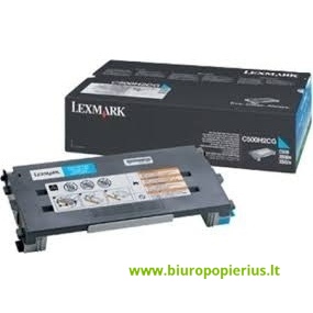 Lexmark C500 Mėlyna, 3000 psl.