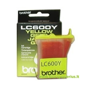 Brother LC600Y Geltona, 450 psl.