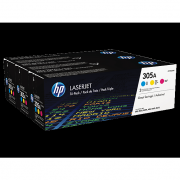 Hewlett-Packard 305A (CF370AM) CE411+CE412+CE413
