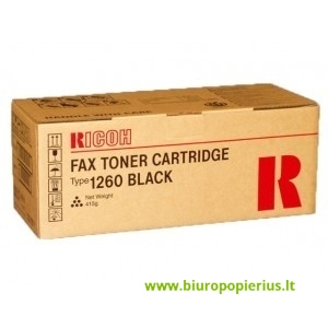 Ricoh Type 1260D Toneris, juodas