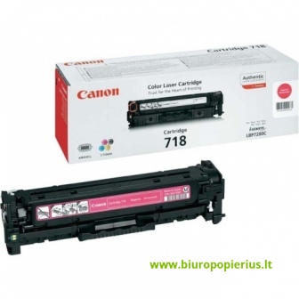 Canon Cartridge 718M + Hewlett-Packard CC533A Purpurinė, 2900 psl.