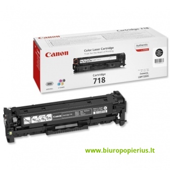 Canon Cartridge 718B + Hewlett-Packard CC530A Juodas, 3400 psl.