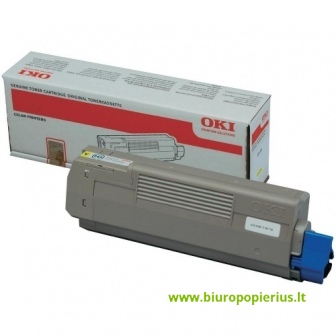 OKI C610 Geltona, 6000 psl. 