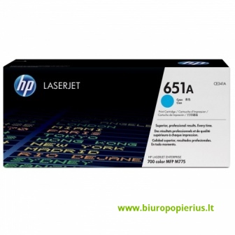 Hewlett-Packard 651A  (CE341A)  Mėlyna, 16000 psl.