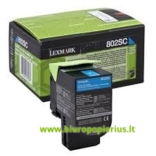 Lexmark 802SC Mėlyna, 2000 psl.