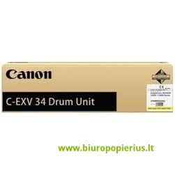 Canon EXV34 YL Būgnas Geltona, 36000 psl.