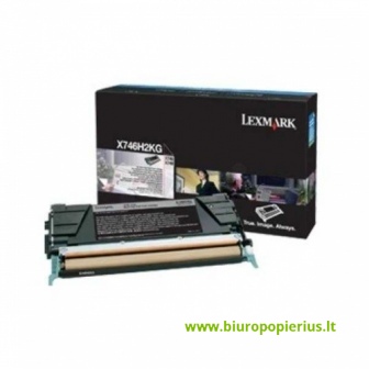 Lexmark X746, X748 Juoda, 12000 psl.