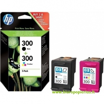 Hewlett-Packard 300 (CN637E) Dviguba pakuotė