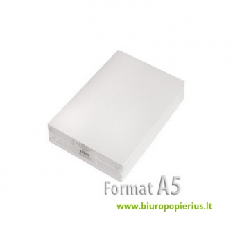  Popierius A5, 80 g/m2, 500  lapų