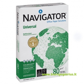  Popierius NAVIGATOR UNIVERSAL, A3, 80 g/m2, 500  lapų