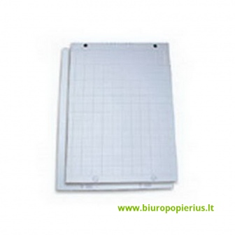  Bloknotas konferencijoms SMILTAINIS, 594 x 840 mm, 20 lapų, langeliais