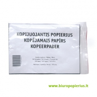  Kalkė, juoda A4, 100 lapų