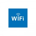  Ženklas WIFI, 114 x 114 mm