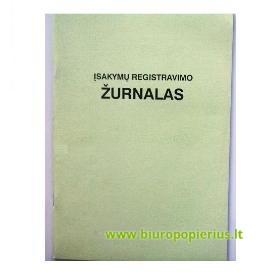  Įsakymų registravimo žurnalas A4