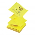  Lipnūs lapeliai POST-IT Z, 76 x 76 mm, 100 lapelių, geltona