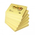  Lipnūs lapeliai POST-IT, 76 x 76 mm, 100 lapelių, geltona