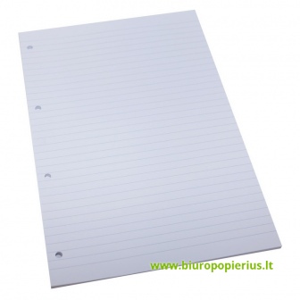  Blokas klijuotas su skylėmis ABC JUMS, 50 lapų, linija - 2 vnt.