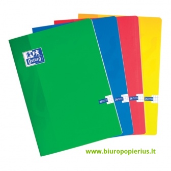  Sąsiuvinis segtas OXFORD, A5, 16,5 x 21 cm, langeliais, 36 lapai