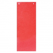  Kartoniniai skirtukai SMILTAINIS, 100 lapų, 11 x 23,5 cm, raudonos spalvos