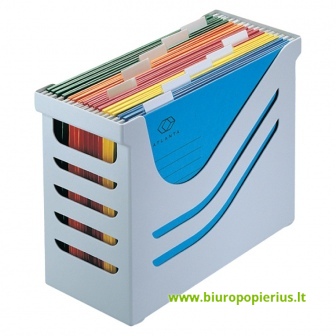  Dėžė kartotekoms JALEMA (su 5 kartotekom), pilkos spalvos, A4