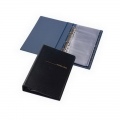  Vizitinių kortelių albumas PANTA PLAST, 200 kortelių, juodas