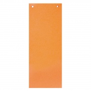 Kartoniniai skirtukai SMILTAINIS, 50 lapų, 11 x 23,5 cm, oranžinė sp.