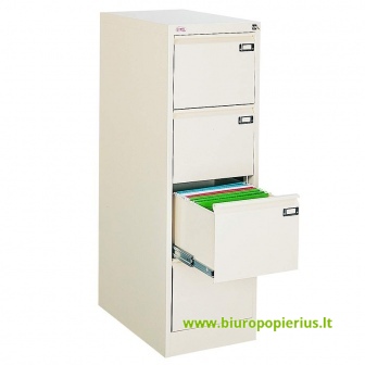  Kartotekinė spinta vokams, 4 stalčių, 415 x 1285 x 630 cm
