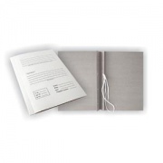  Archyvinis aplankas SMILTAINIS, A4, su raišteliais BYLA, kartoninis (300g/m2), 4 cm - 50 vnt.