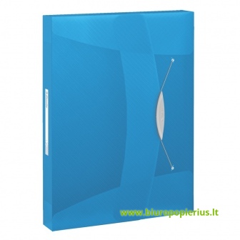  Dėklas - dėžutė ESSELTE VIVIDA, PP, A4, 40 mm, mėlynas