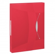  Dėklas - dėžutė ESSELTE VIVIDA, PP, A4, 40 mm, raudonas