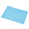  Aplankas (vokas) su spaustuku PANTA PLAST, šviesiai mėlynas. A4, PP