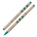  Tušinukas ICO GREEN PAPER PEN, 0,8 mm, mėlynas rašalas - 10 vnt.