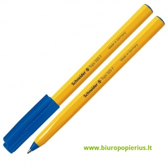  Vienkartinis tušinukas SCHNEIDER TOPS 505, 0,8 mm, mėlynos spalvos - 50 vnt.