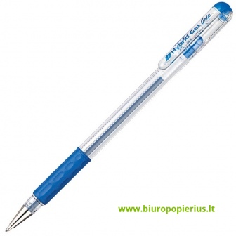  Gelinis rašiklis PENTEL HYBRID GEL GRIP K116, 0,7 mm, mėlyna - 2 vnt.