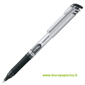  Gelinis rašiklis PENTEL ENERGEL BL17, 0,7 mm., juoda - 2 vnt.